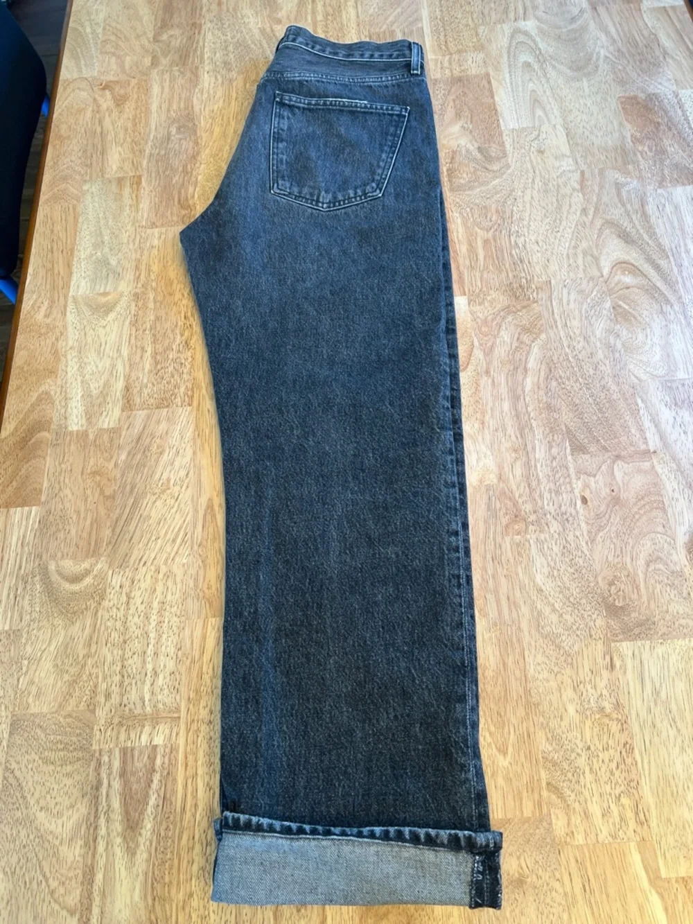 AGOLDE Fran 100% Cotton Washed Black Jeans size 28 - Picture 4 of 15
